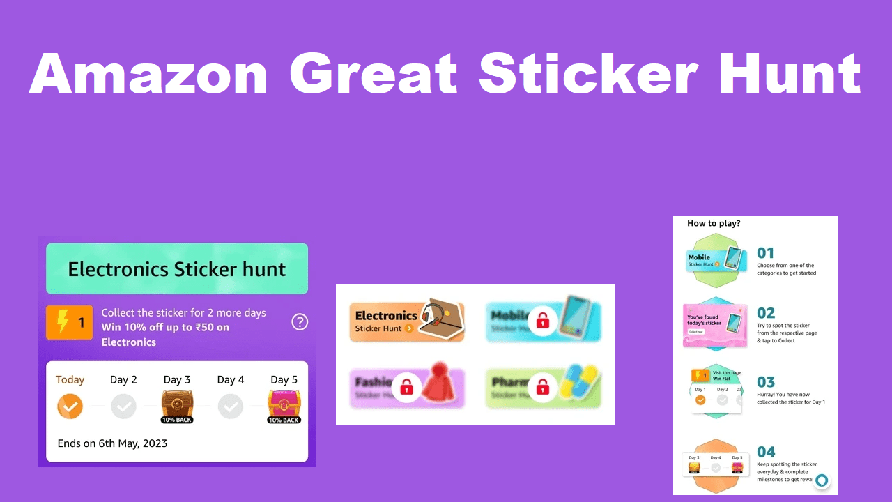 Amazon Great Sticker Hunt: Play, Earn, & Win Free Rewards