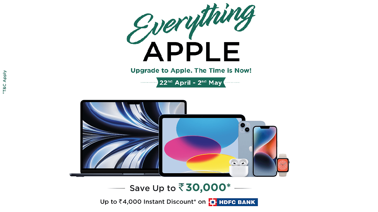 Croma Everything Apple Sale 22nd April to 2nd May 2023