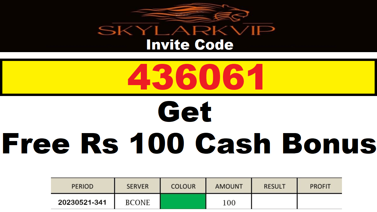 Download APK Skylark Invite Code 436061 Get Free ₹100