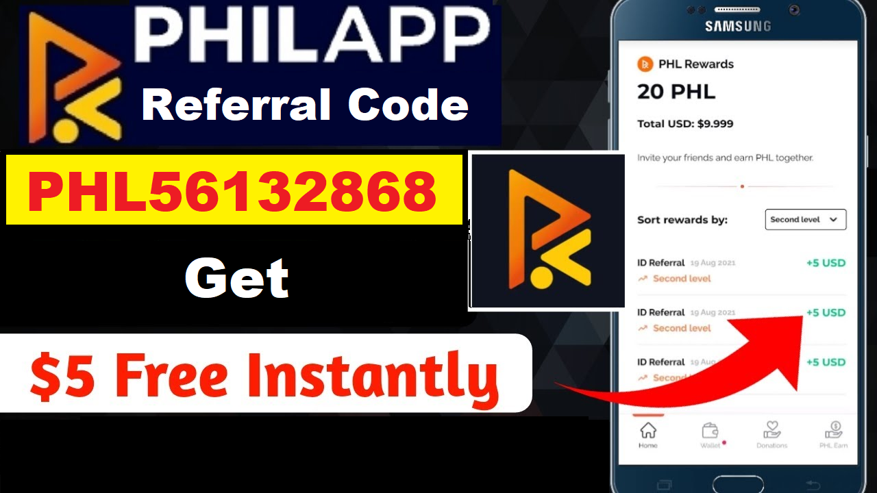 PHILApp Referral Code Get Free Philcoin Worth $5