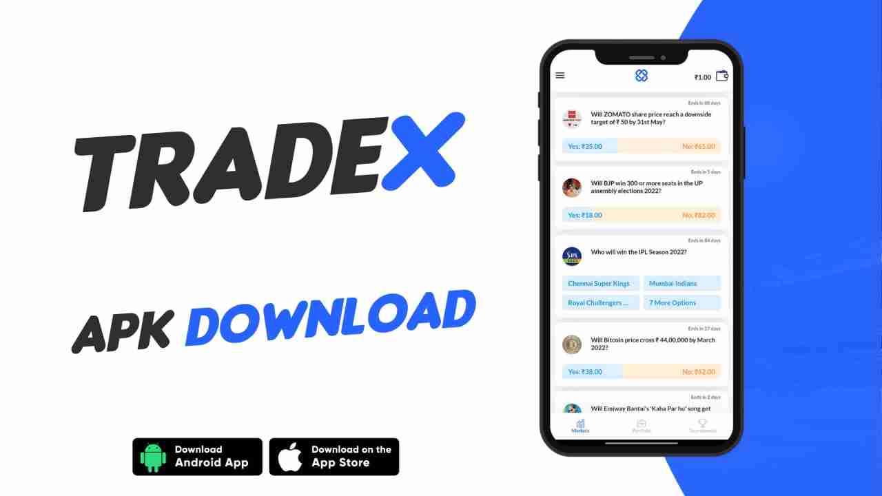 Downloading APK TradeX App