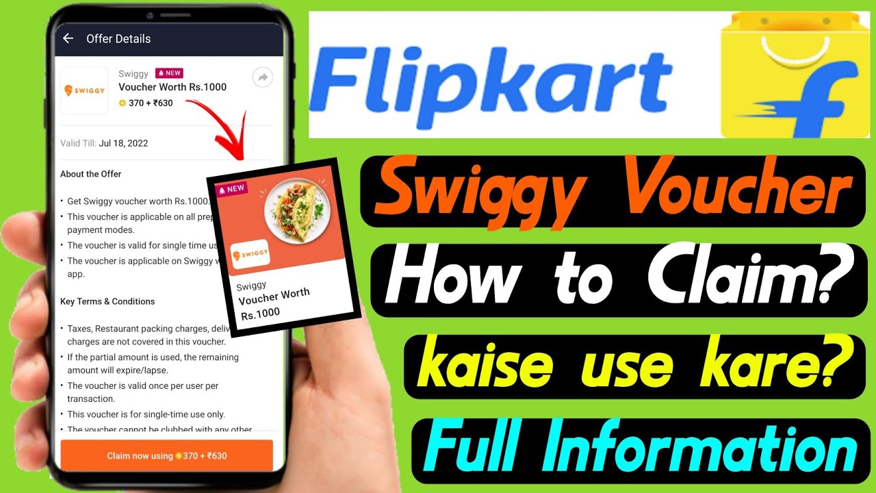 Swiggy Flipkart Offer: Flat free ₹120 Off on ₹149 Supercoins