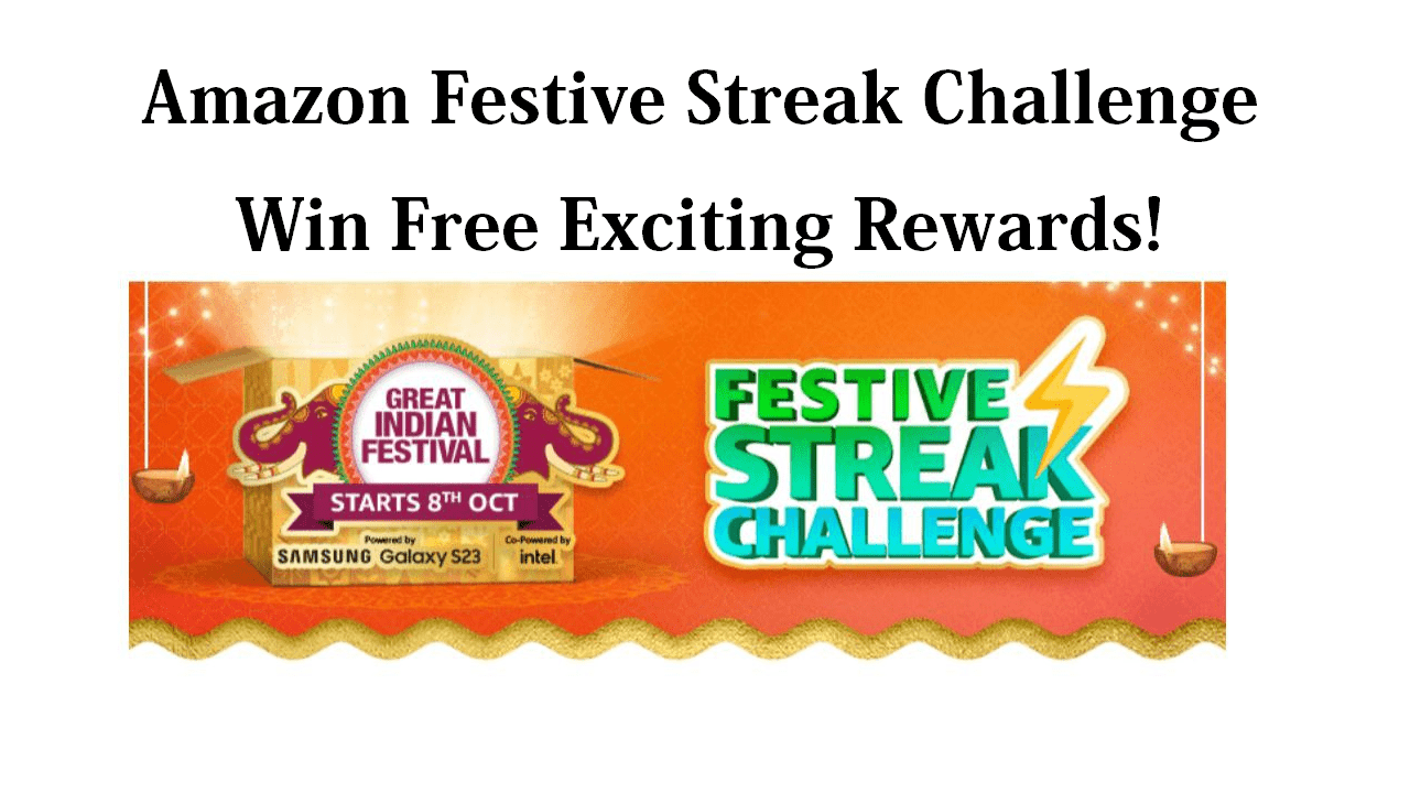 Amazon Festive Streak Challenge: Win Free Exciting Rewards!
