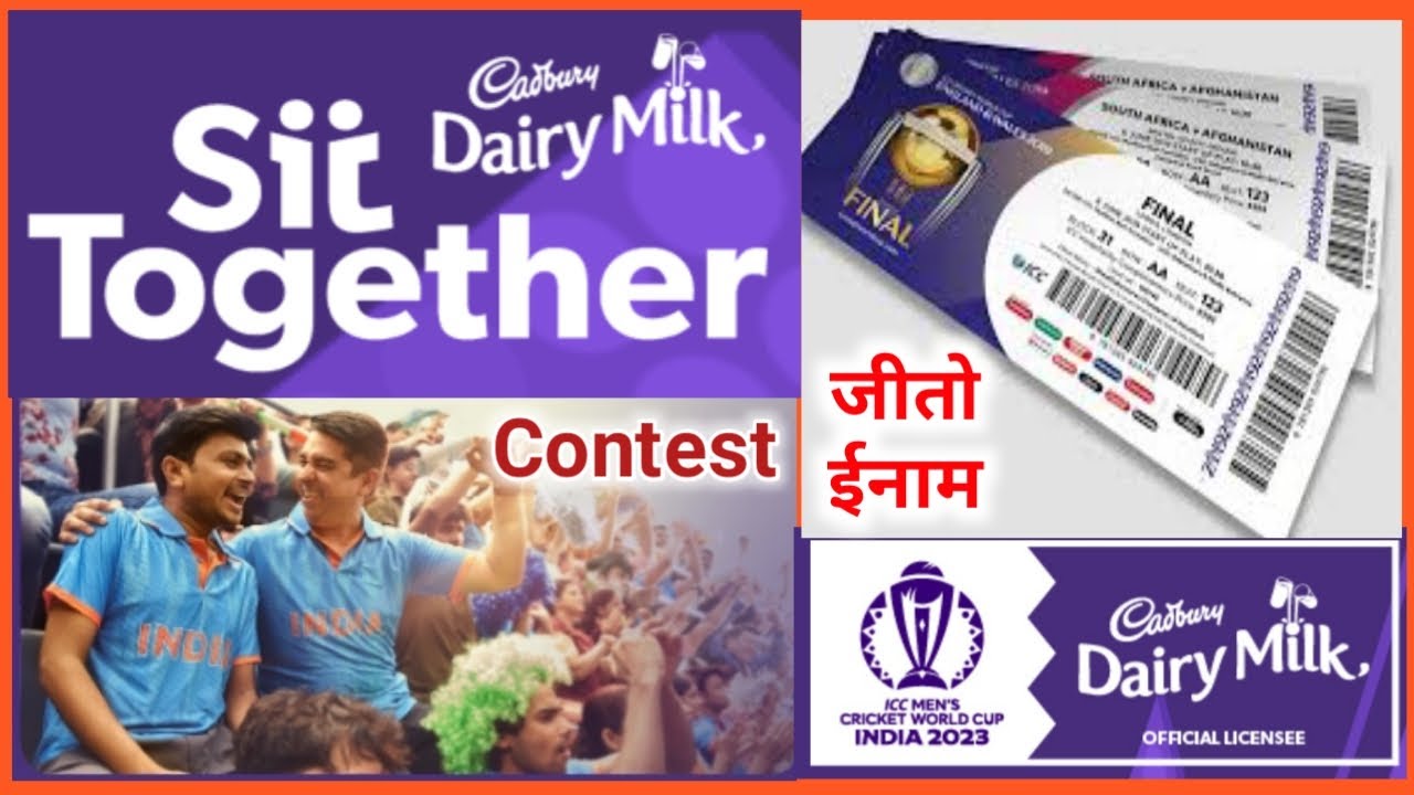 Cadbury Sit Together Contest: Win Free World Cup Ticket