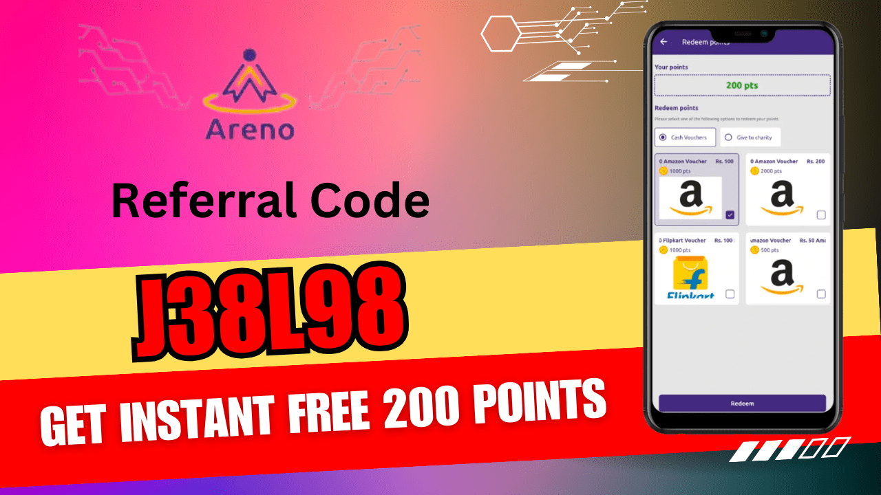 Unlock Fitness Rewards with Areno Referral Code J38L98 to Get Free 200 Points. Areno Refer and Earn Free Unlimited Points by Referring Friends. Areno | Fitness & Challenges. Areno is an AI-powered virtual arena that promotes Fitness through Gamification and rewards users with cash vouchers for Fitness Challenges and Working out regularly. Are you a gym enthusiast who loves to get the most out of each workout session? If yes, then you should read on to discover an exciting way to make your fitness journey more rewarding! With the Areno app, you not only get comprehensive workout plans but also have a chance to earn points that can be redeemed for various rewards. This article will walk you through how to download the Areno APK, register using our referral code, and earn points through the Areno Refer and Earn program. Hi, for the first time ever, get paid for doing workouts with Areno. While registering please use my referral code and do 1 workout attempt in any ongoing leaderboard challenge to earn extra reward points. My referral code is: J38L98 https://onelink.to/xss9gh Areno Referral Code: [table id=6 /] Why Choose Areno? Areno is a revolutionary AI-powered app that gamifies your fitness routine. It offers various challenges that not only push you towards your fitness goals but also reward you for your efforts. With cash vouchers and other rewards up for grabs, Areno offers a unique incentive to keep you committed to your fitness regimen. Download APK Areno Referral Code J38L98 Get Free 200 Points. Benefits of using Areno: ✅We guarantee 100% Privacy, there is no video of you doing the workout stored or shared in any manner. ✅No equipment needed, no wearable device needed. Great for at home fitness or at gym, office or park. ✅Get rewarded with cash vouchers for doing fitness workouts with Areno. ✅Free to use app, become fit without any membership fee. ✅Spend just 5 mins a day on our fitness workouts, no need to spend hours walking or running. How to Get Started with Areno App Earn Free Gift Voucher? Getting started with Areno is simple and free. Here’s how: Download the Areno App: Click here to download the Areno app. You’ll be redirected to the Google Play Store. Register Your Account: Once the app is installed, click on the 'Get Started' button to create your account. Verify Your Mobile Number: Enter your 10-digit mobile number and tap 'Continue'. You'll receive an OTP for verification. Complete Your Profile: Here’s where you input your name, age, gender, height, weight, and most importantly, the Areno Referral Code. Use Areno Referral Code: J38L98: By using this code, you’ll instantly receive 200 points as a sign-up bonus. Access Workout Plans: Once registered, you can view and join various workout programs that suit your needs. Earn More Through Areno's Refer and Earn Program: Navigate to Menu: Open the app and click on the Menu icon in the top corner. Find the 'Refer a Friend' Option: Usually under the account settings or rewards section. Share Your Unique Areno Referral Code: Share the code J38L98 with friends and family. Earn 50 Points for Each Referral: For every person who signs up using your referral code, you'll earn an additional 50 points. Redeem Points: You can redeem your points for vouchers or use them to access premium workout plans. Benefits of Areno Referral Program: Motivate Each Other: When you and your friends are on the same platform, it’s easier to keep each other motivated. Unlimited Earning: The more people you refer, the more points you earn. Exclusive Access: Redeem points to gain exclusive access to more complex and rewarding fitness challenges. Download APK Areno Referral Code J38L98 Get Free 200 Points. Conclusion: Being fit is its own reward, but with Areno, you get more than just physical and mental benefits. So, why wait? Download Areno and use the referral code J38L98 to begin your journey towards a fitter and more rewarding life. Disclaimer: This article is for informational purposes. Please consult with a professional before beginning any fitness program.