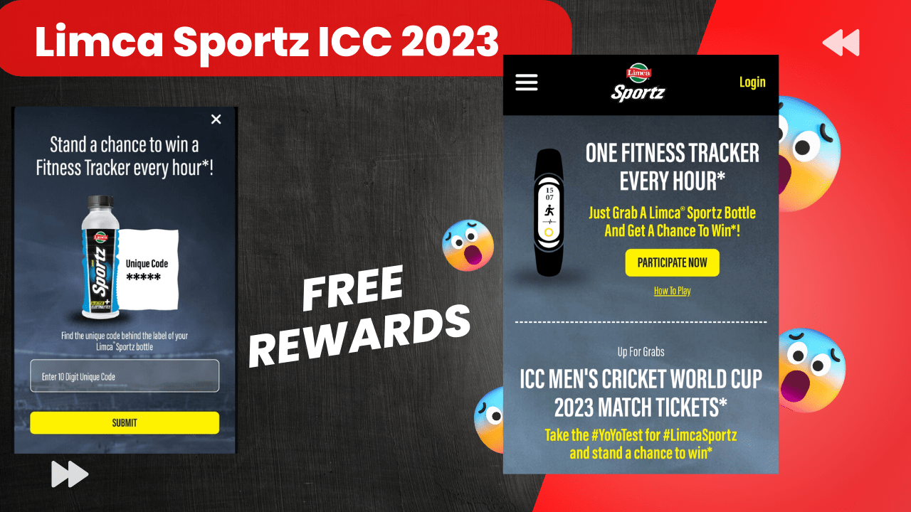 Limca Sportz ICC 2023: Win Free Fitness Band & Match Tickets