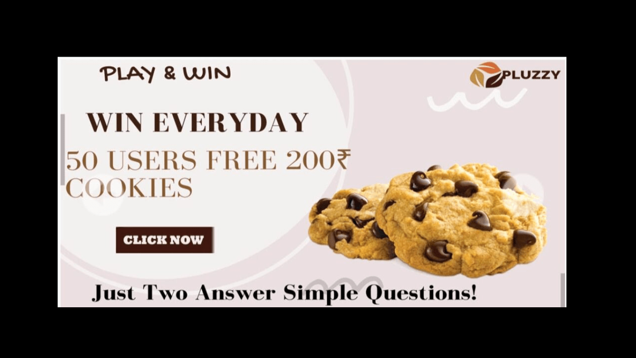 Pluzzy Freebies Offer: Get Cookies Worth ₹200 for FREE
