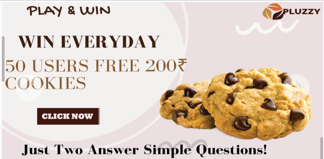 Pluzzy Freebies Offer: Get Cookies Worth ₹200 for FREE