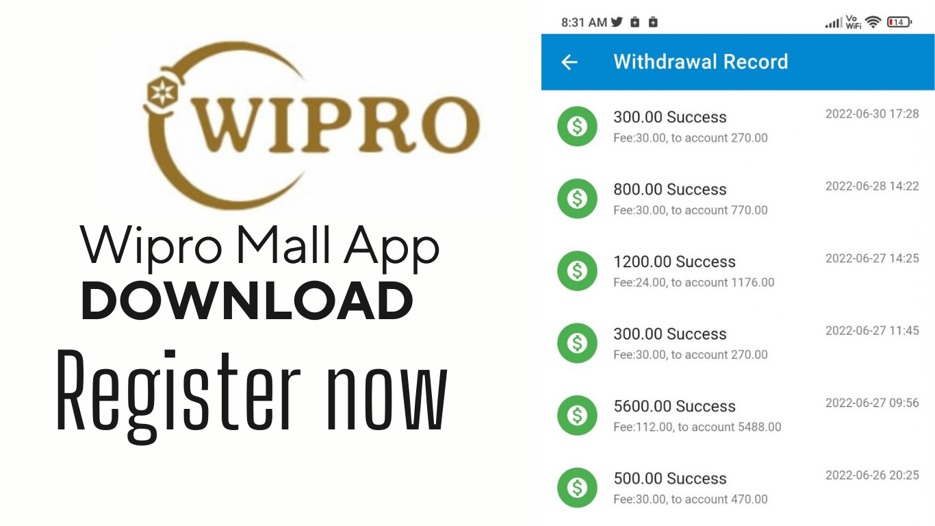Download APK Wipro Mall Recommendation Code Free ₹101