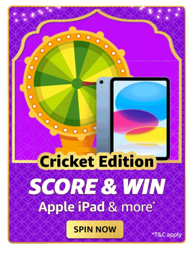 Amazon Cricket Edition Score & Win Free Apple iPad & More
