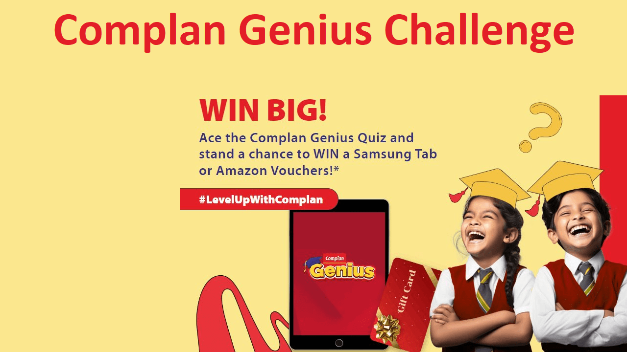 Complan Genius Challenge: Win Free Amazon Vouchers & Tab