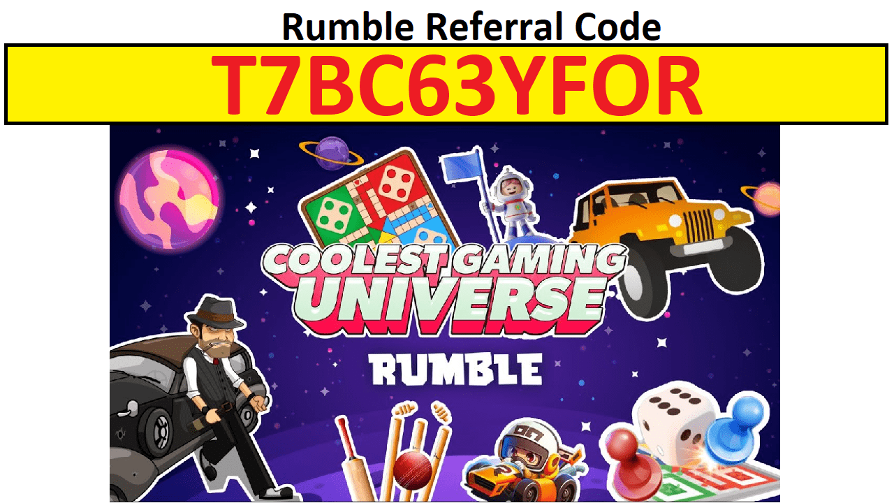 Rumble Referral Code Get Free Amazon, Flipkart Gift Cards