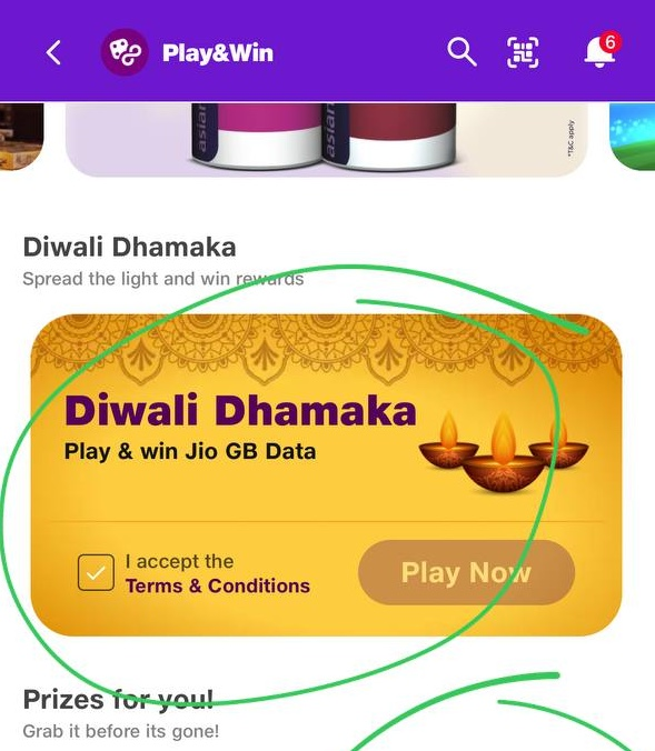 Jio Diwali Dhamaka Offer Get Free 100MB to 6GB Data