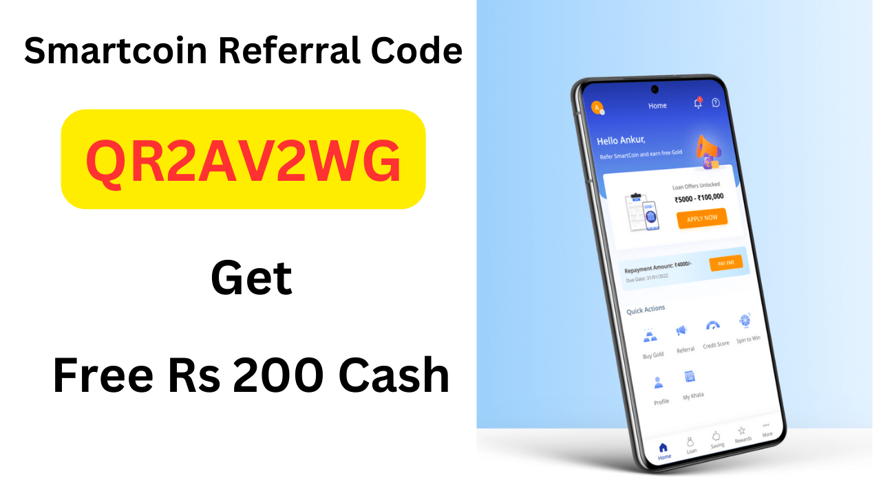 Download APK Smartcoin Referral Code QR2AV2WG Get Free ₹200