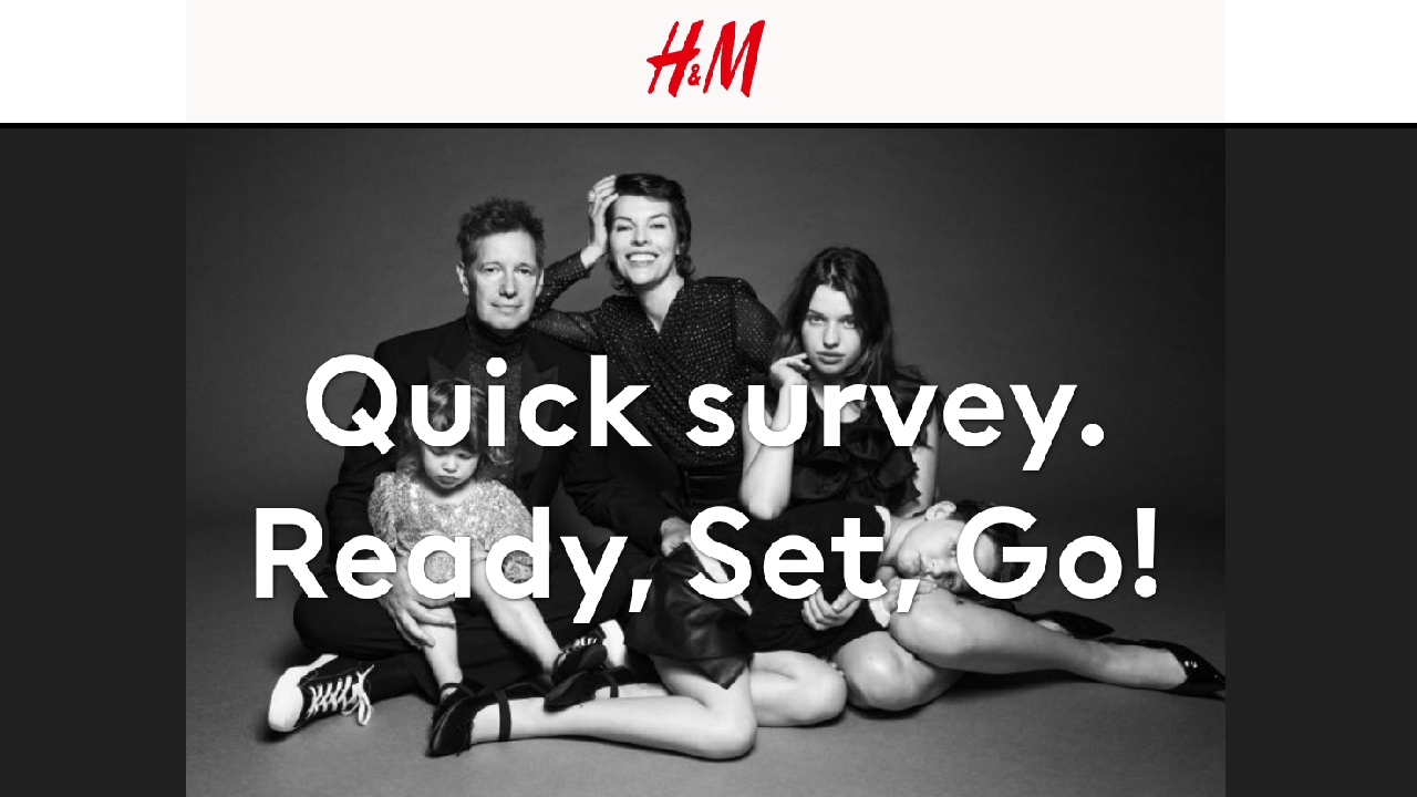 H&M Survey & Win Free Gift Voucher Worth Rs 250