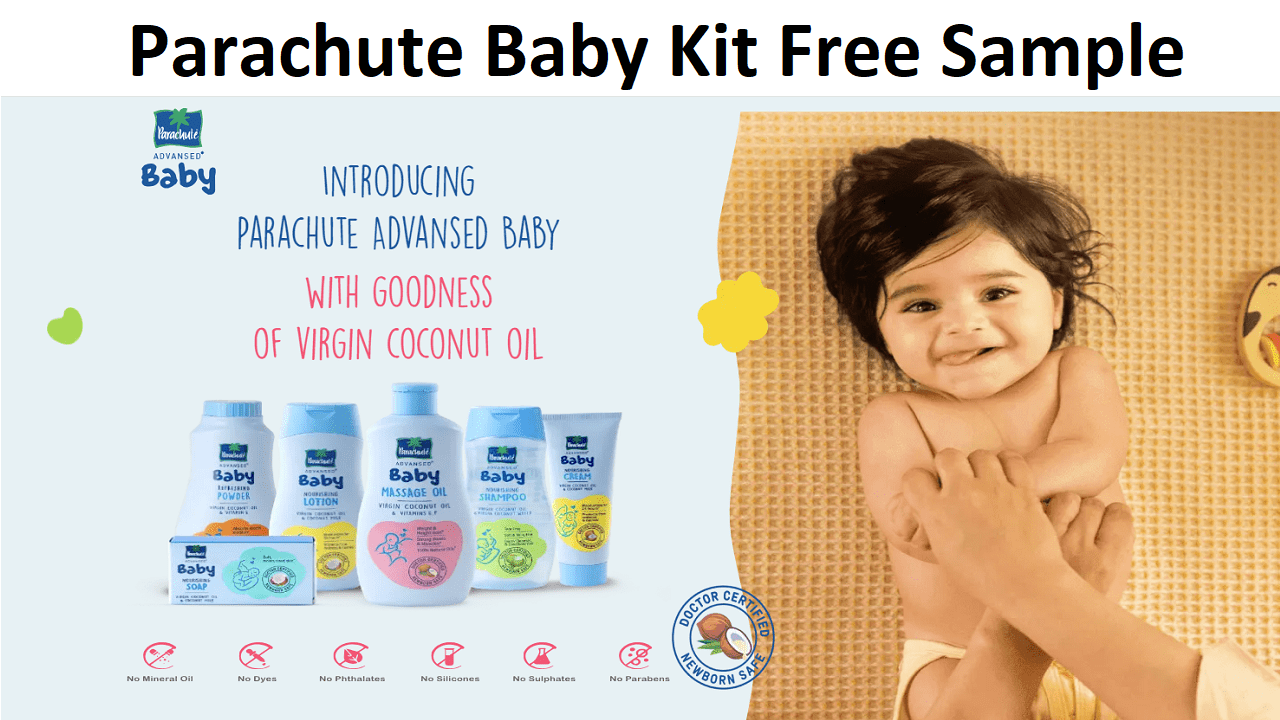 Parachute Baby Kit Free Sample Worth ₹500 No Shipping