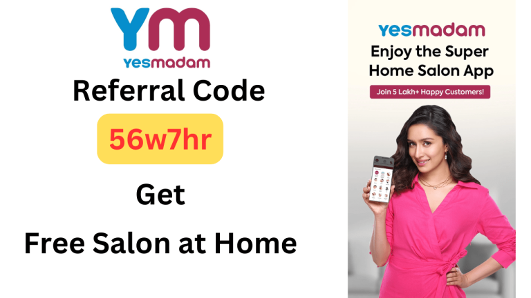 Yes Madam Referral Code Get Free Discount Salon Services