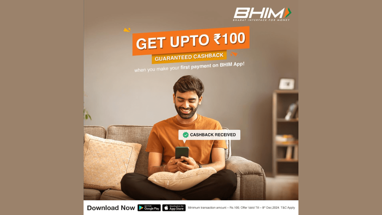 BHIM UPI Lite Add Money Get Free ₹40 Cashback in Bank