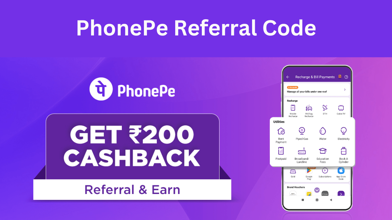 PhonePe Referral Code ru_aamerbmk Get Free Rs 200